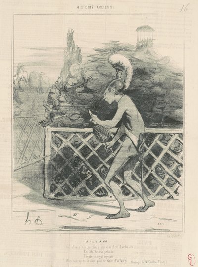 Ariadnes tråd af Honoré Daumier