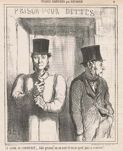 Handelsvagten af Honoré Daumier
