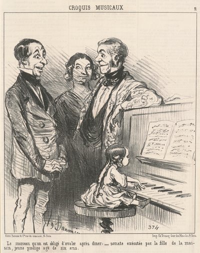 Det stykke, vi skal sluge... af Honoré Daumier