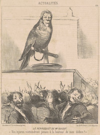M. Guizots papegøje af Honoré Daumier