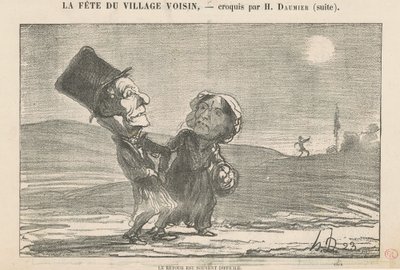 Afkastet er ofte svært af Honoré Daumier