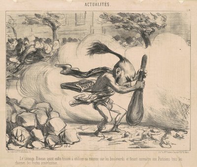 Den vilde bineau har ... af Honoré Daumier