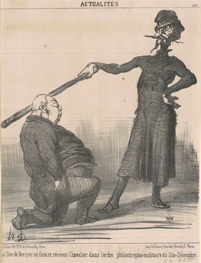 The Sire of Berryer ... Chevalier ... af Honoré Daumier