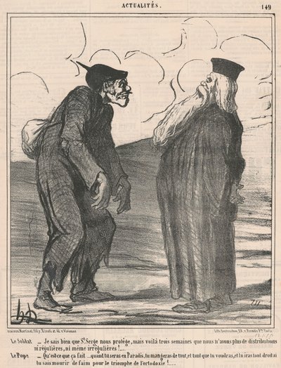 Soldaten...jeg ved det... af Honoré Daumier