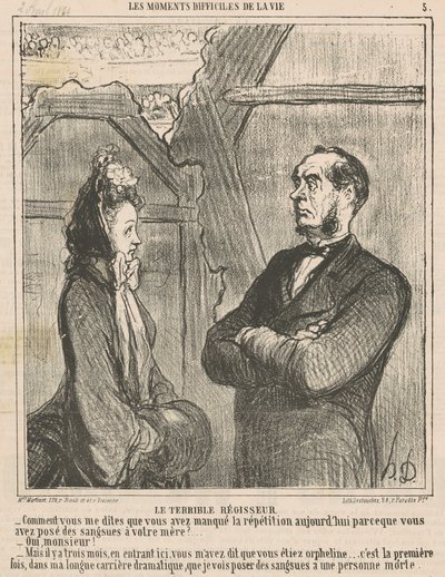 Den frygtelige leder af Honoré Daumier