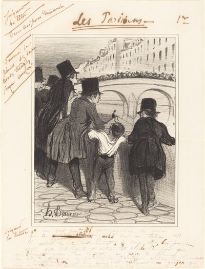 Tilskuere af Honoré Daumier