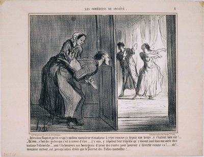 Samfundets komikere- Sig baptist, hvad er der ... af Honoré Daumier