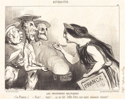 De politiske frikotører af Honoré Daumier