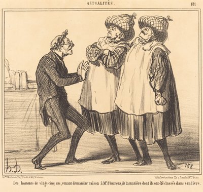 Femogtyve-årige mænd... af Honoré Daumier