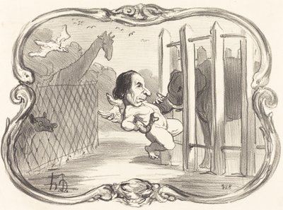 Kemikeren Dumas ulykker af Honoré Daumier
