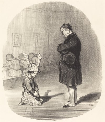 Eftervirkningerne af et oprør af Honoré Daumier