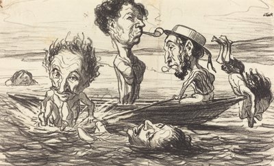 Seinen Tritons af Honoré Daumier