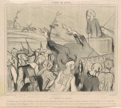 hestevæddeløb af Honoré Daumier