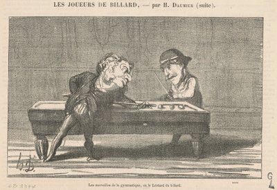 Gymnastikkens vidundere... af Honoré Daumier
