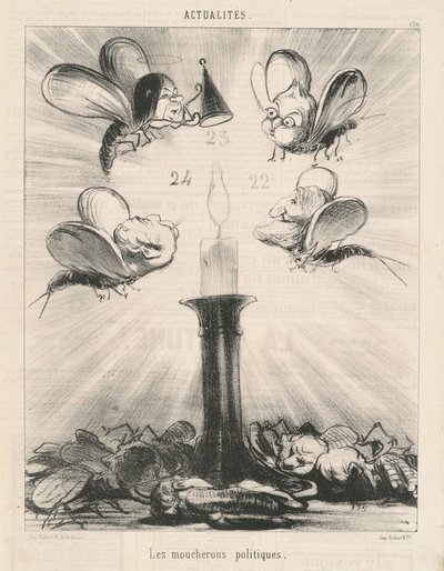 De politiske myg af Honoré Daumier