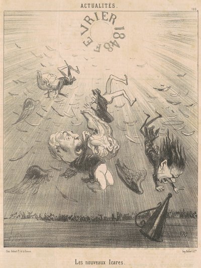 Den nye Ikaros af Honoré Daumier