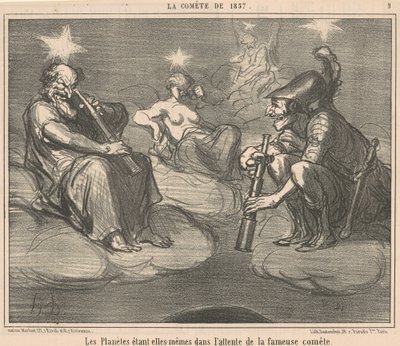 Planeterne er sig selv i... af Honoré Daumier