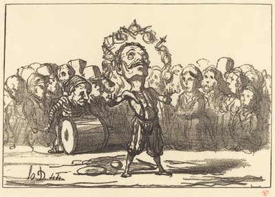 Bjergebankerne af Honoré Daumier