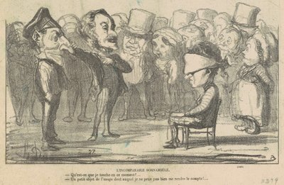 Den uforlignelige søvngænger af Honoré Daumier