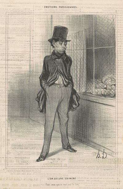 Guld er en kimær af Honoré Daumier