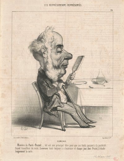 Luneau af Honoré Daumier