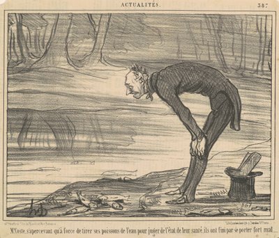 M. Coste, indså det ved at skyde af Honoré Daumier