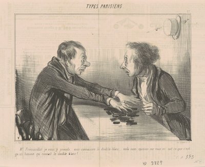 Hr. Frémouillot, jeg tager dig derhen, du ved... af Honoré Daumier