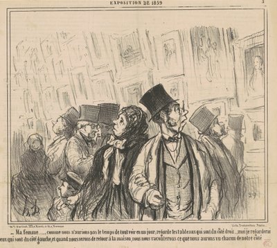 Min kone ..., som vi ikke ville have ... af Honoré Daumier