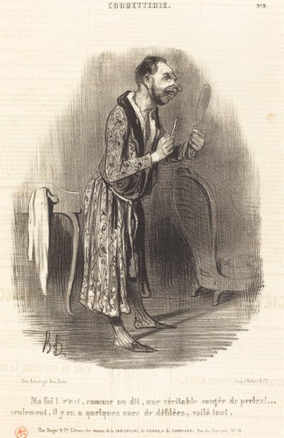 Min tro! det er som de siger... af Honoré Daumier