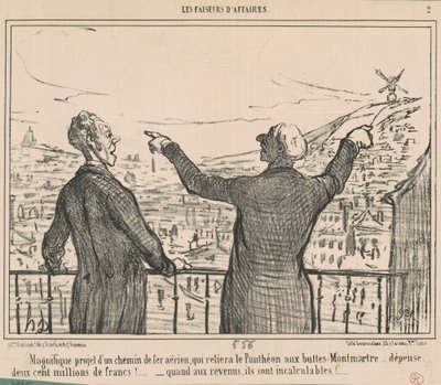 Fantastisk projekt... af Honoré Daumier