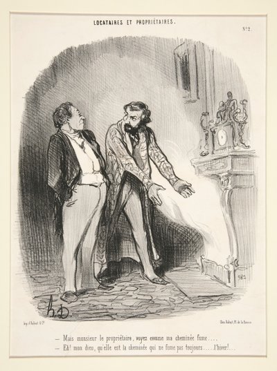 Men hr. ejer af Honoré Daumier