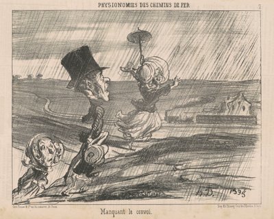 Savner konvojen af Honoré Daumier