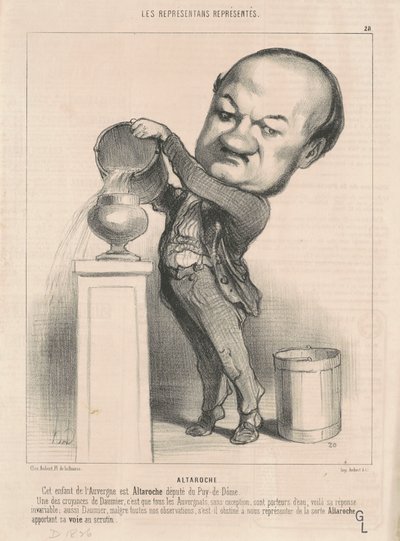 Marie Michel Altaroche af Honoré Daumier