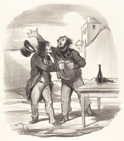 Medlem... af 10. december, der tager... af Honoré Daumier