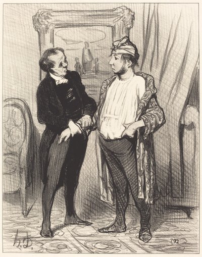 Min kære, jeg forsikrer dig om, at jeg... af Honoré Daumier