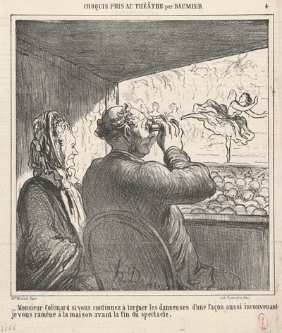 Mr. Colimard hvis du fortsætter... af Honoré Daumier