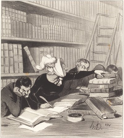 Sir, undskyld hvis jeg generer dig lidt... af Honoré Daumier