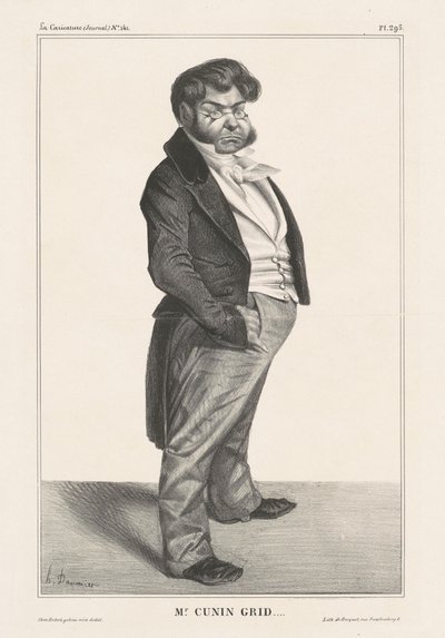 Dø. Sunin Grid...(Sunin-Garidine) af Honoré Daumier