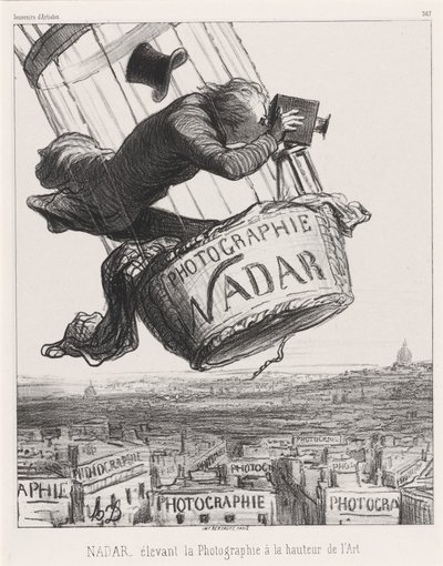 Nadar løfter fotografi til kunstens højde af Honoré Daumier