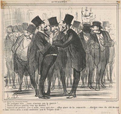 Frygt ingenting... af Honoré Daumier