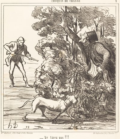 Træk ikke!!! af Honoré Daumier