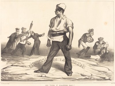 Lad være med at rode med det!! af Honoré Daumier