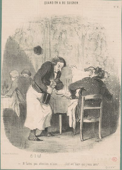 Vær ikke opmærksom, hr. af Honoré Daumier