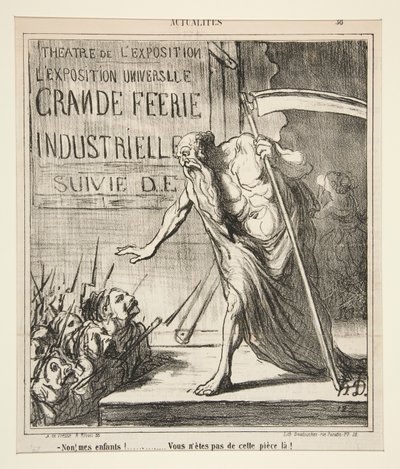 Nix! mine børn! af Honoré Daumier