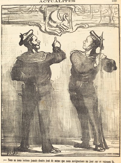 Vi havde aldrig gættet... af Honoré Daumier
