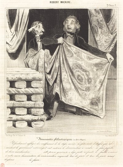 Filantropiske nyheder... af Honoré Daumier