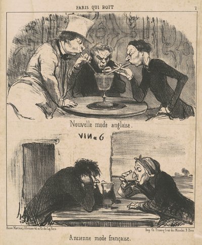 Ny engelsk mode af Honoré Daumier