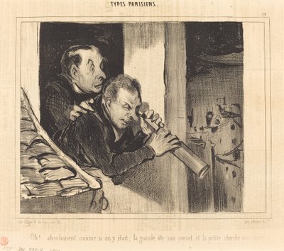 Åh!... absolut som om vi var der; den store... af Honoré Daumier