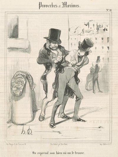 Vi tager vores ejendom tilbage, eller vi finder den af Honoré Daumier