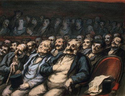 Orkestersæde, 1856-1858. af Honoré Daumier